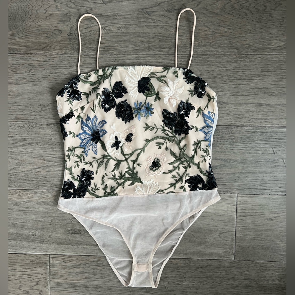 Sparkly Embroidered Bodysuit